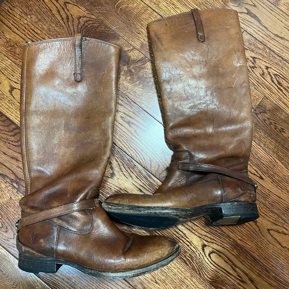 Brown Leather Frye boots